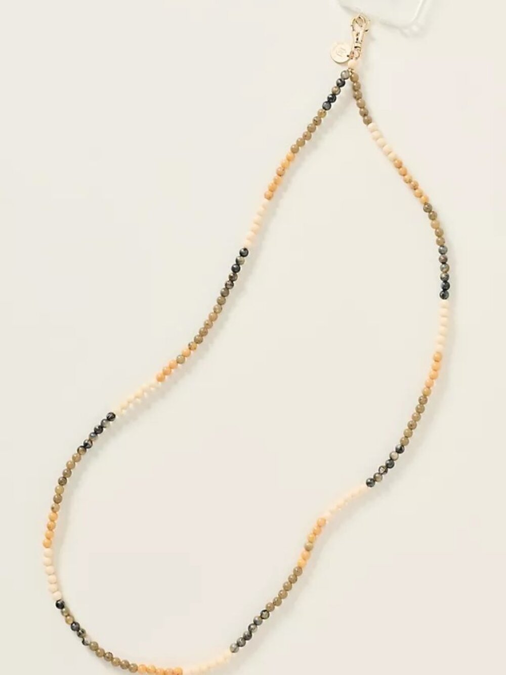 Anthropologie Neutral Beaded Crossbody Phone Chain -- Never used - Picture 3 of 4